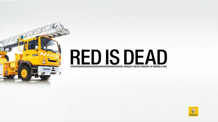 Campagne de pub : Renault tacle Ferrari !