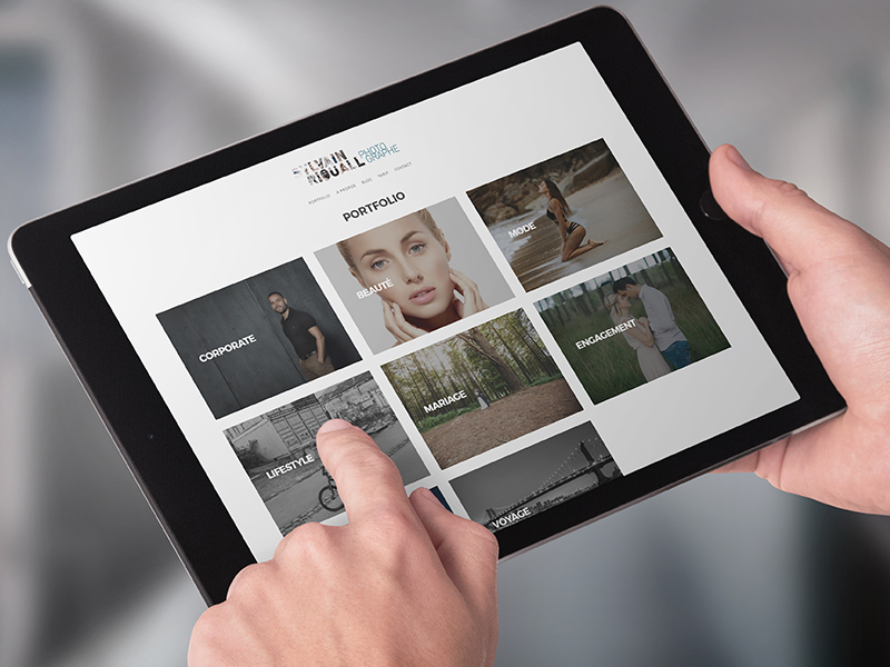 création site internet vitrine responsive photographe professionnel