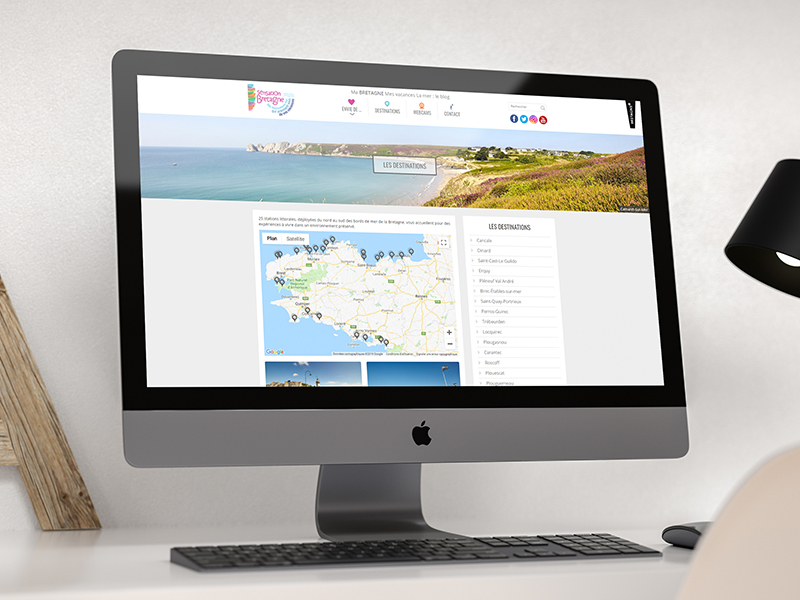 création de site internet vitrine responsive