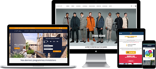 Un site internet personnalisé en responsive webdesign
