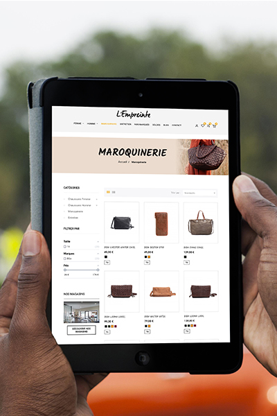 Site internet Ecommerce - L'Empreinte