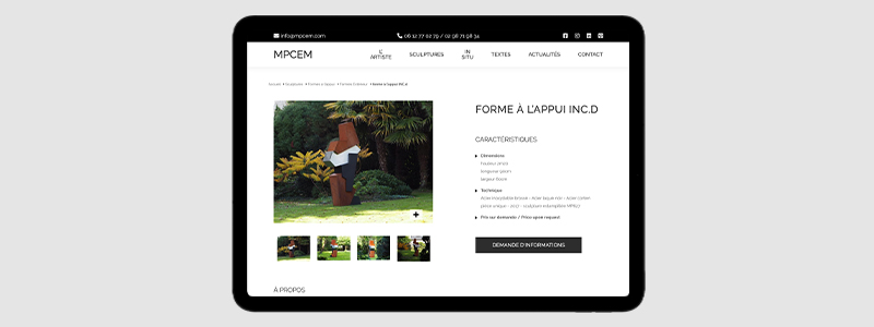 Site internet vitrine - MPCEM