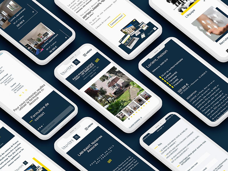 Law-Riant, création d'un site internet vitrine responsive par ARTGO Média
