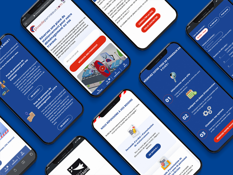 Posedepanneaux.com, création d'un site ecommerce par ARTGO Média, vue mobile